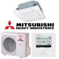 Mitsubishi Heavy (MHI) 10.0kW FDT100AVNPWVH-RC-EXZ3A Cassette Air Conditioning System