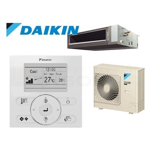 Daikin FBA140B-VFY 14.0kW Slimline 3 Phase Ducted Wired Controller Air ...