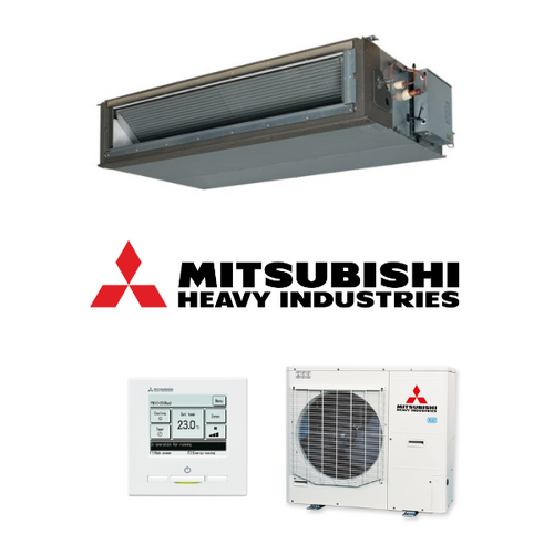 Mitsubishi Heavy Industries FDU140KXZES1W6F-RC-EXZ3A 14.0kW 3 Phase KX Series Ducted System