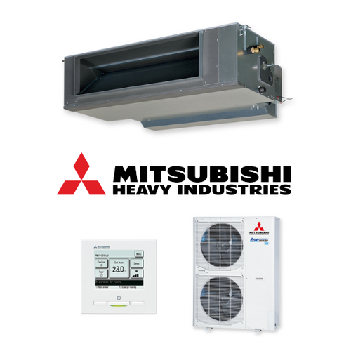 Mitsubishi Heavy (MHI) FDUA160AVNXWVH-RC-EXZ3A 16.0kW Ducted 1 Phase Air Conditioning System