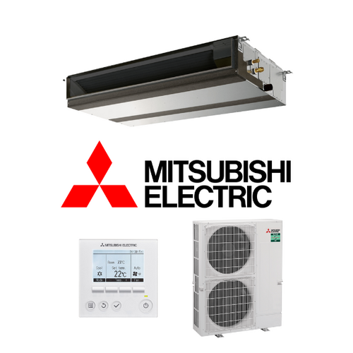 Mitsubishi Electric PEADZM125JAADR1VKIT 12.5kW 1 Phase Low-Profile Power Inverter Air Conditioning System