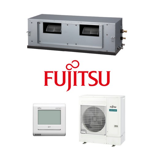 Fujitsu SET-ARTH45KHTA-3PH 12.5kW Three Phase High Static Ducted Air Conditioning System