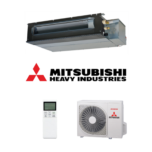 Mitsubishi Heavy (MHI) 2.5kW SRR25ZS-W-Set Bulkhead Split Air Conditioning System