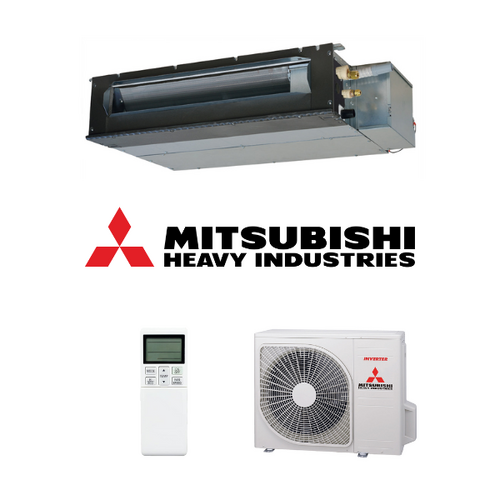 Mitsubishi Heavy (MHI) 3.5kW SRR35ZS-W-Set Bulkhead Split Air Conditioning System