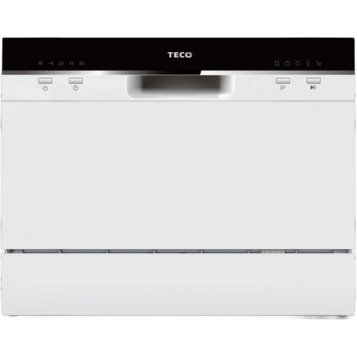 TECO Compact 6 Place Benchtop White Dishwasher TDW06WCM